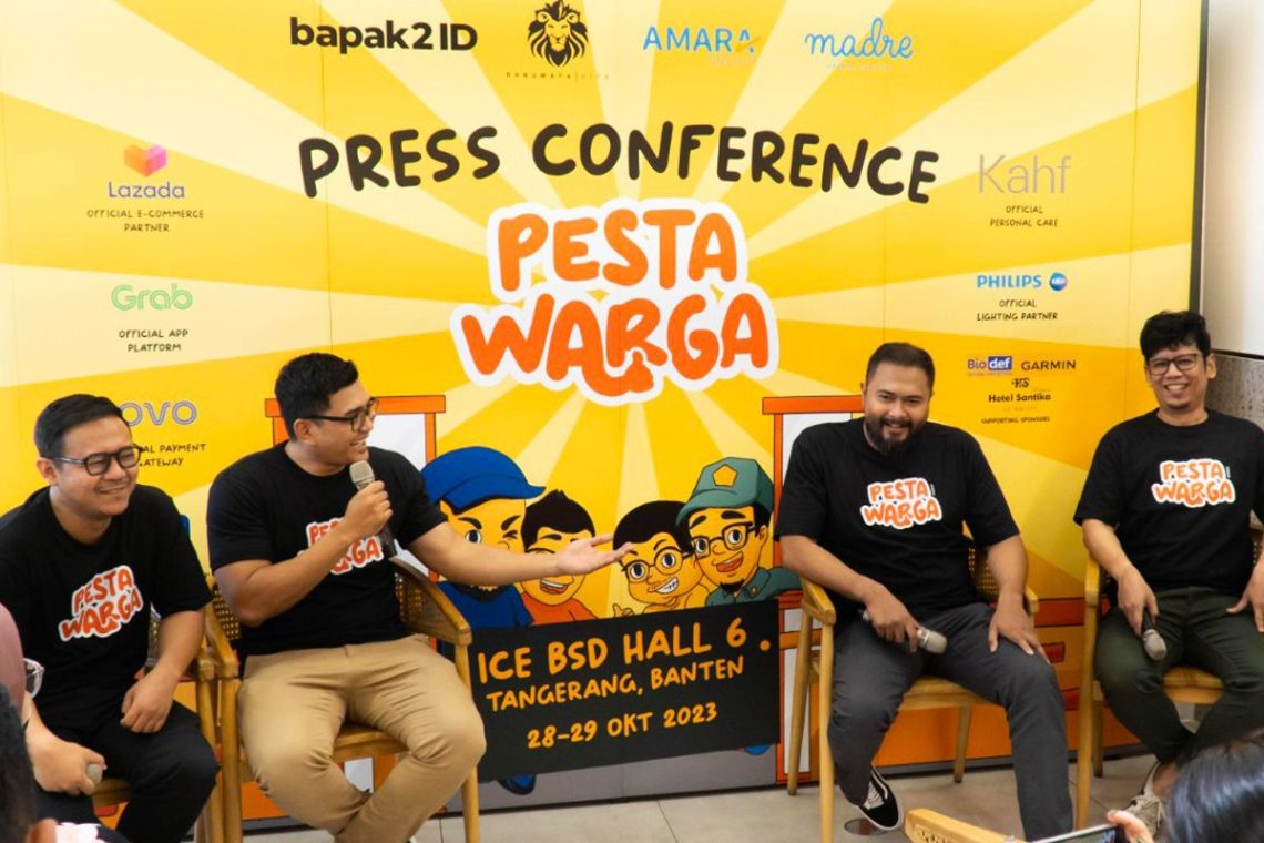 bapak2ID hadirkan “Pesta Warga” wadahi jiwa kekanakan kaum bapak